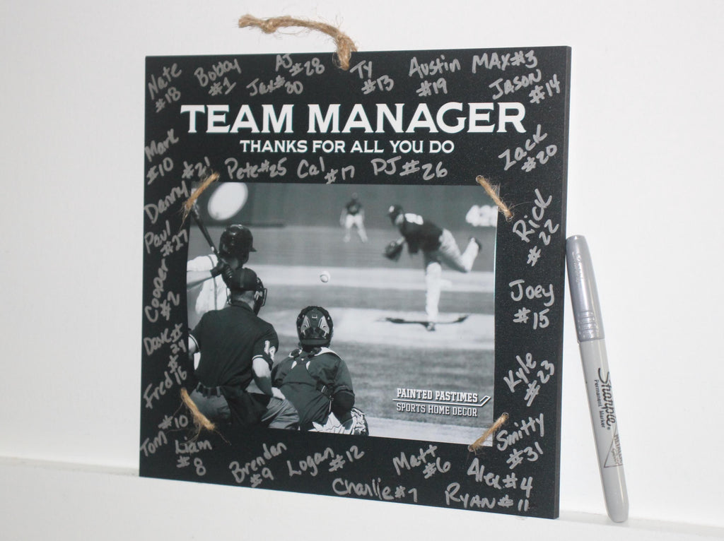 Team Manager Photo Frame: Team Signing Gift