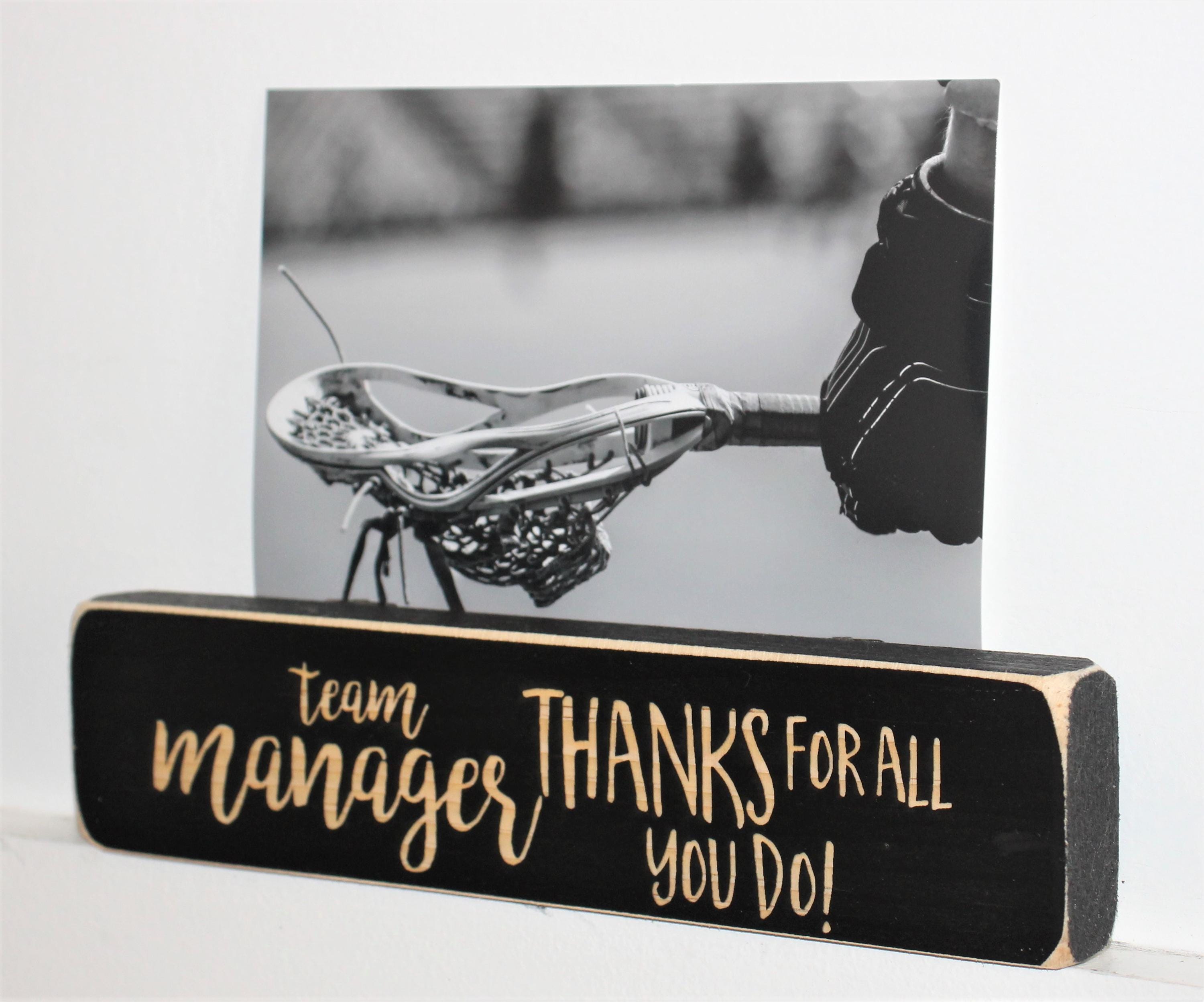 Coach Photo Display: Laser Cut Wood Sign