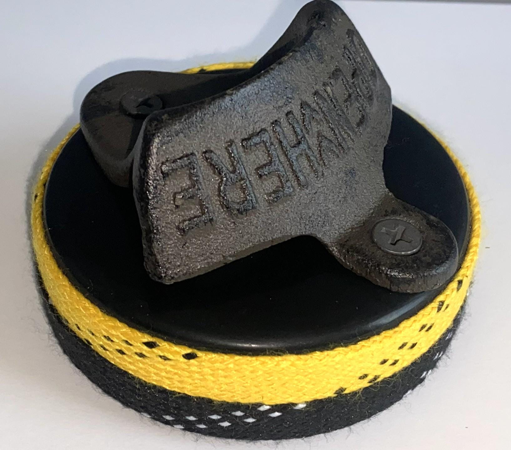 Hockey Puck Bottle Opener: Gift for Hockey Fan
