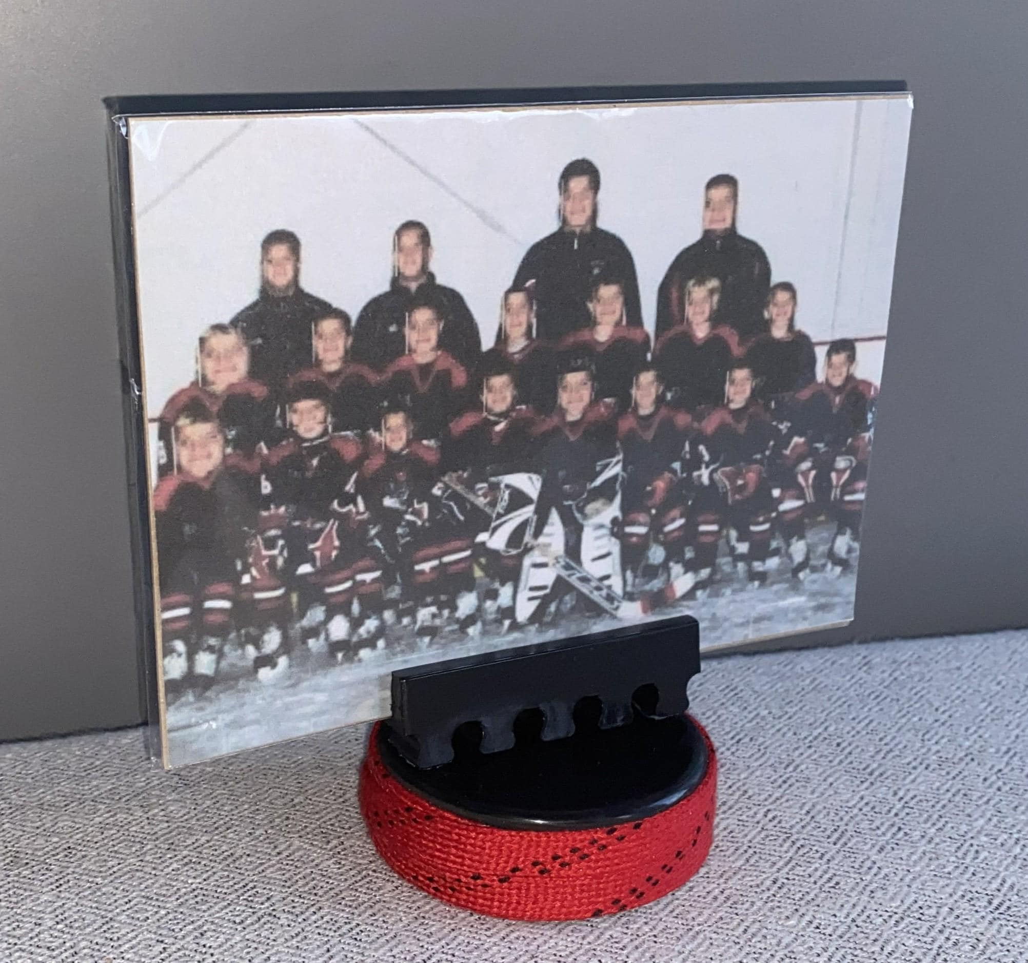 Hockey Puck Photo Display: Hockey Player, Team, Coach, Mom, Dad Gift