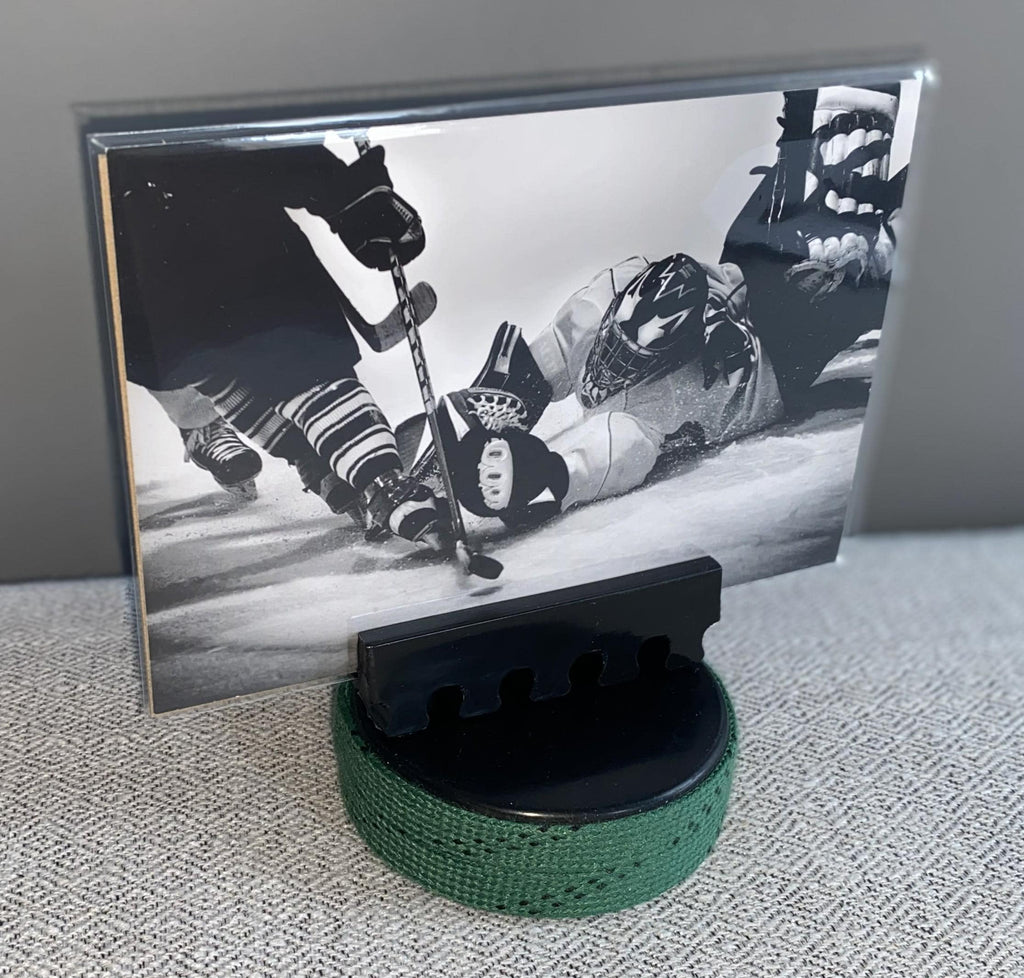 Hockey Puck Photo Display: Hockey Player, Team, Coach, Mom, Dad Gift