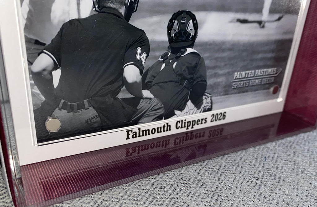 Lacrosse Coach Custom Photo Frame, Team Colors, Team Signing, 4x6, Any Sport, Baseball, Soccer