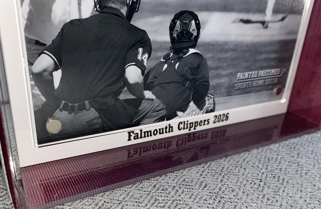 Lacrosse Coach Custom Photo Frame, Team Colors, Team Signing, 4x6, Any Sport, Baseball, Soccer