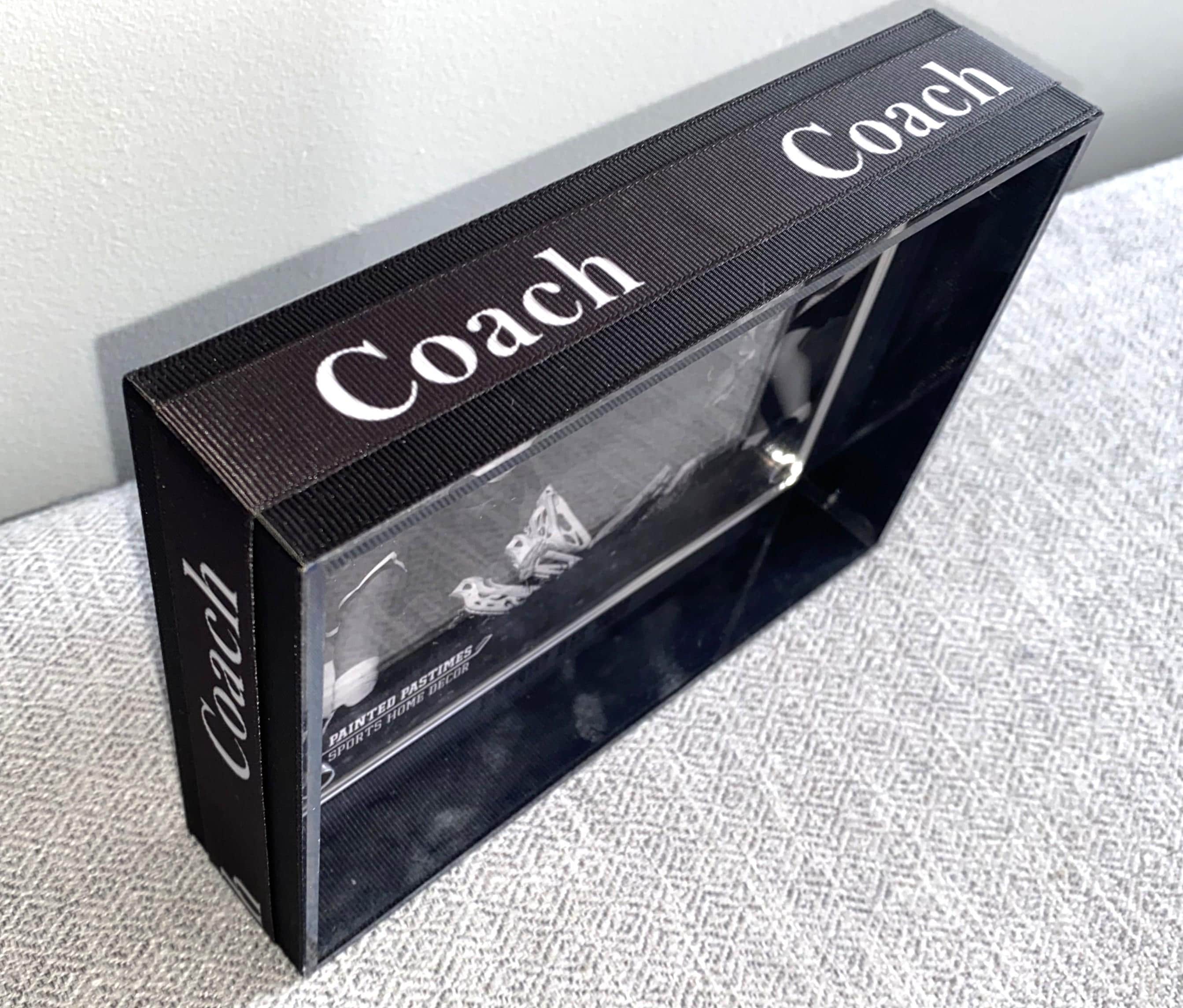 Baseball Coach Custom Photo Frame, Team Colors, 4x6, Any Sport, Lacrosse, Soccer, Softball