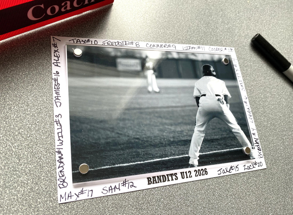 Soccer Coach Custom Photo Frame, Team Colors, Team Signing, 4x6, Any Sport, Baseball, Lacrosse