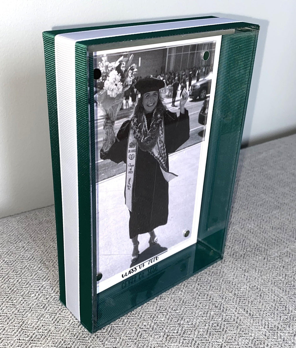 Personalized Graduation Frame: Custom School Color Photo Frame, Senior Gift, High School, College Graduation Gift