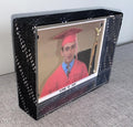 Hockey Laces Graduation Frame: Custom Photo Frame, 4x6, Class of 2026, High School or College Senior Gift