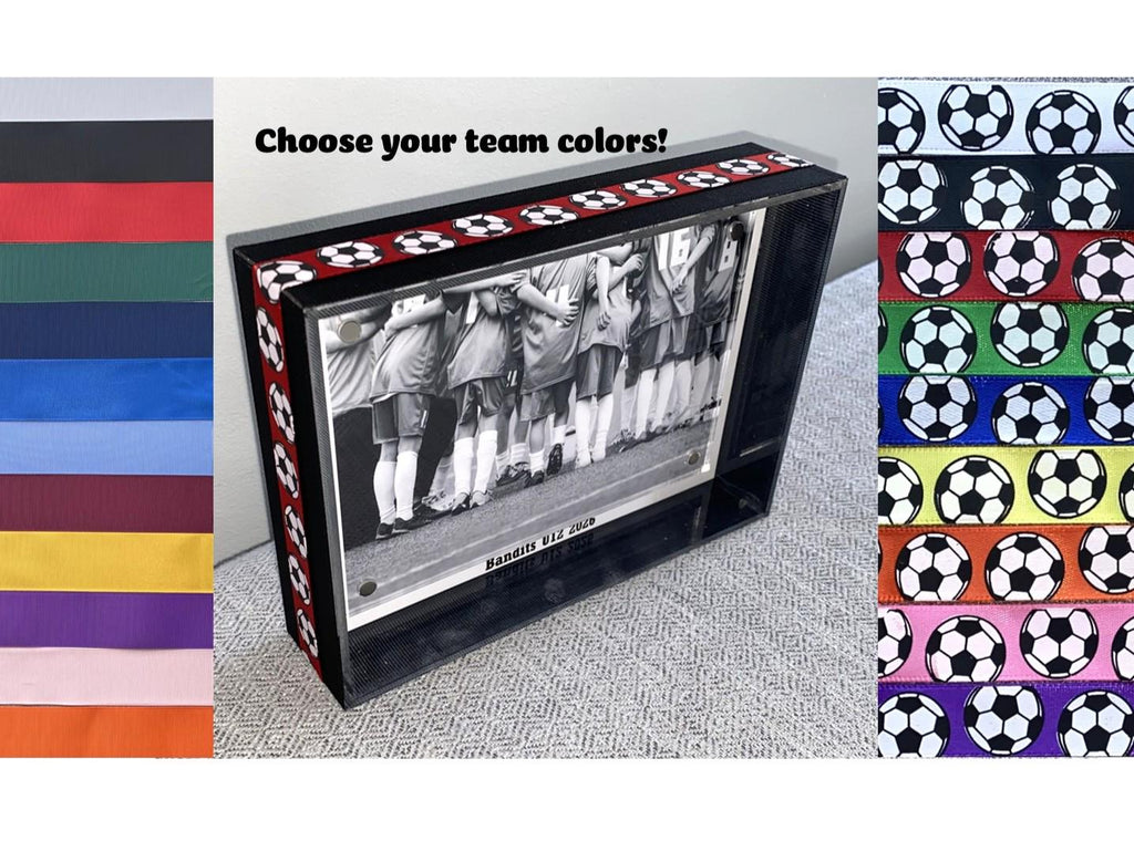 Soccer Custom Photo Frame, Team Colors, 4x6