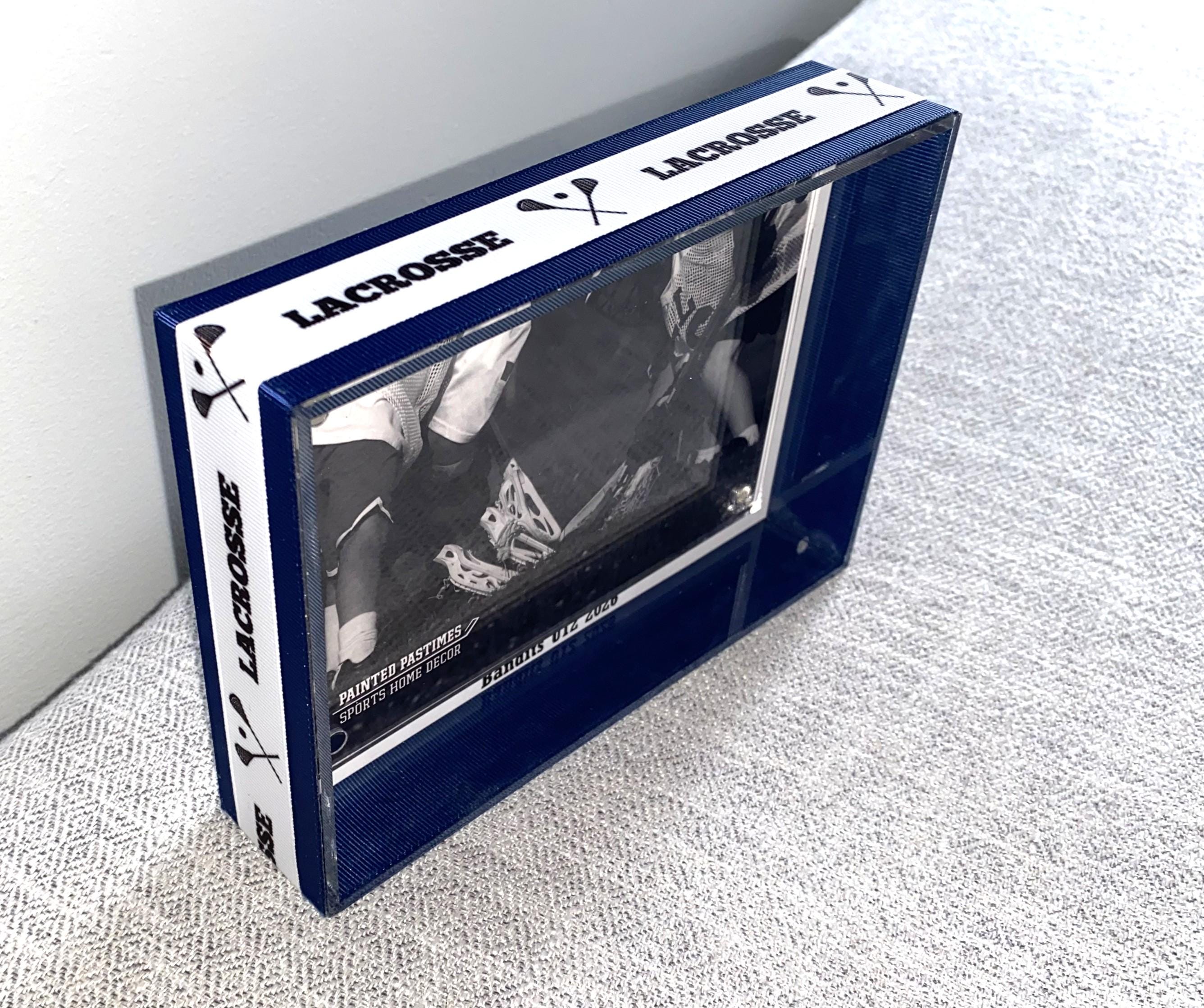 Lacrosse Custom Photo Frame, Team Colors, 4x6