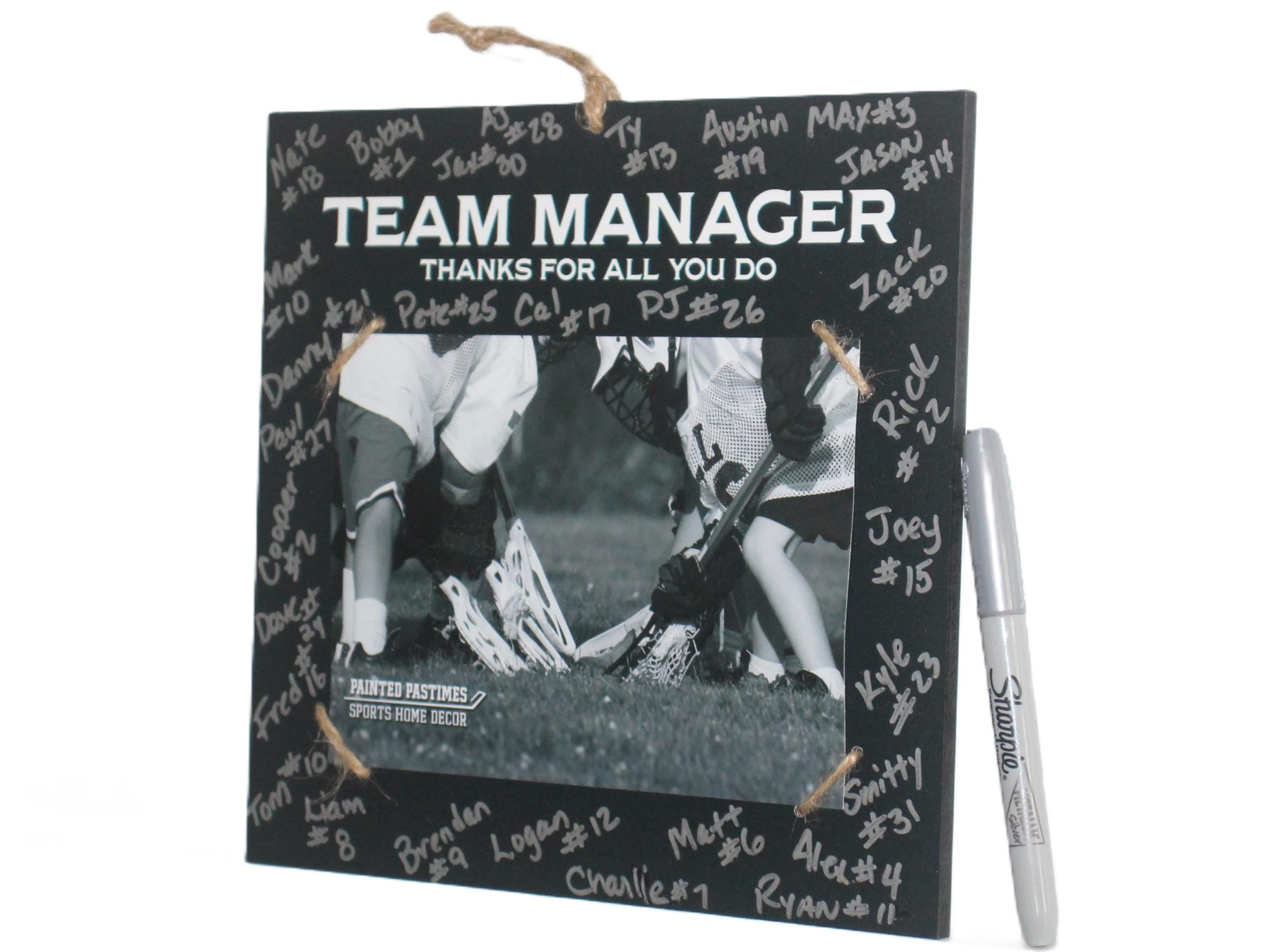Team Manager Photo Frame: Team Signing Gift