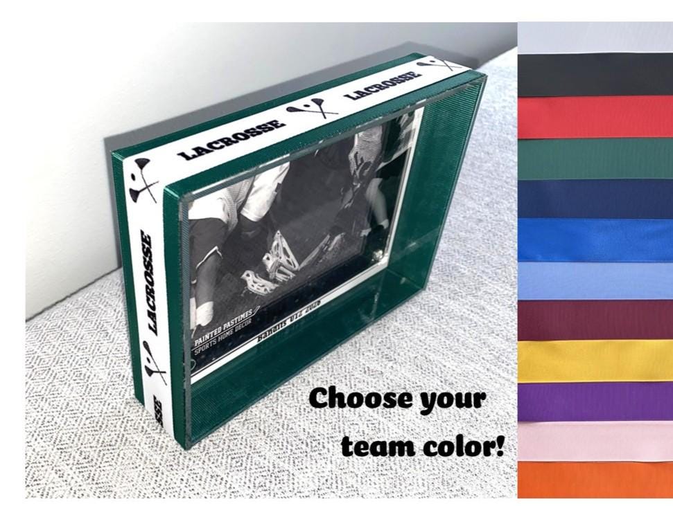 Lacrosse Custom Photo Frame, Team Colors, 4x6