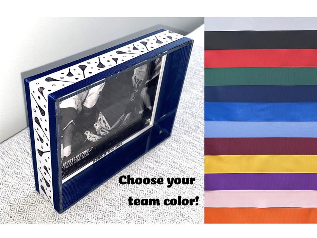 Lacrosse Custom Photo Frame, Team Colors, 4x6