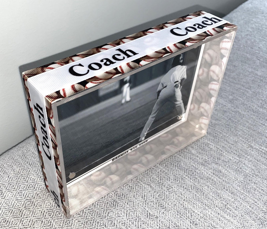 Baseball Custom Photo Frame: Player, Coach, Team Gift, Team Mom, Team Manager, 4x6