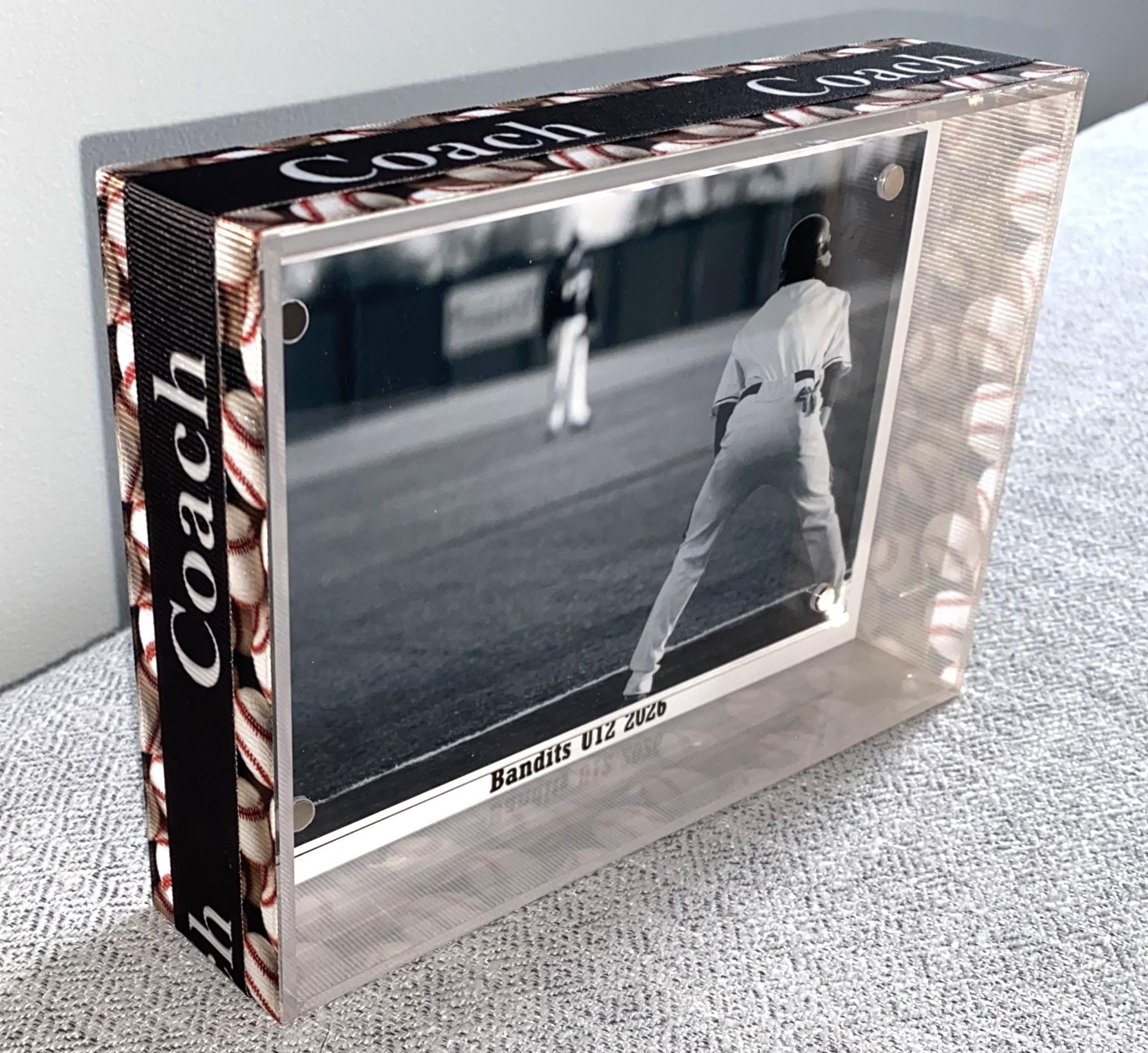 Baseball Coach Custom Photo Frame: Team Gift, Team Mom, Team Manager, Player 4x6
