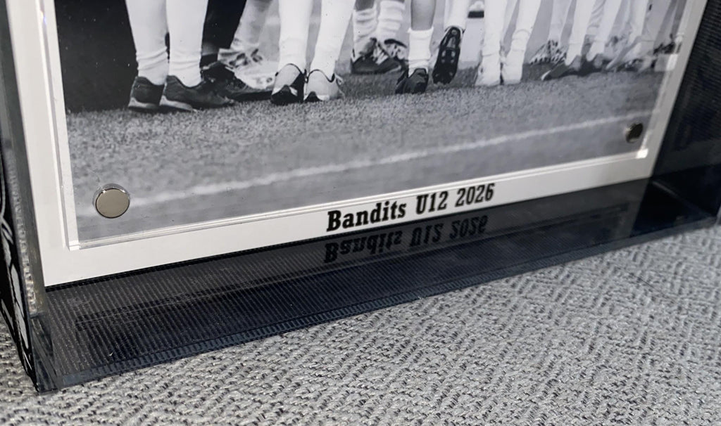 Soccer Coach Custom Photo Frame: Team Gift, Team Mom, Team Manager, 4x6