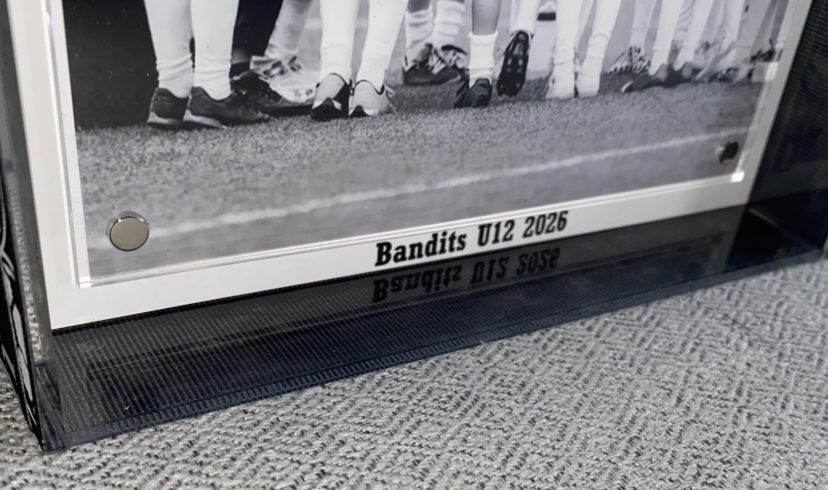 Soccer Coach Custom Photo Frame: Team Gift, Team Mom, Team Manager, 4x6