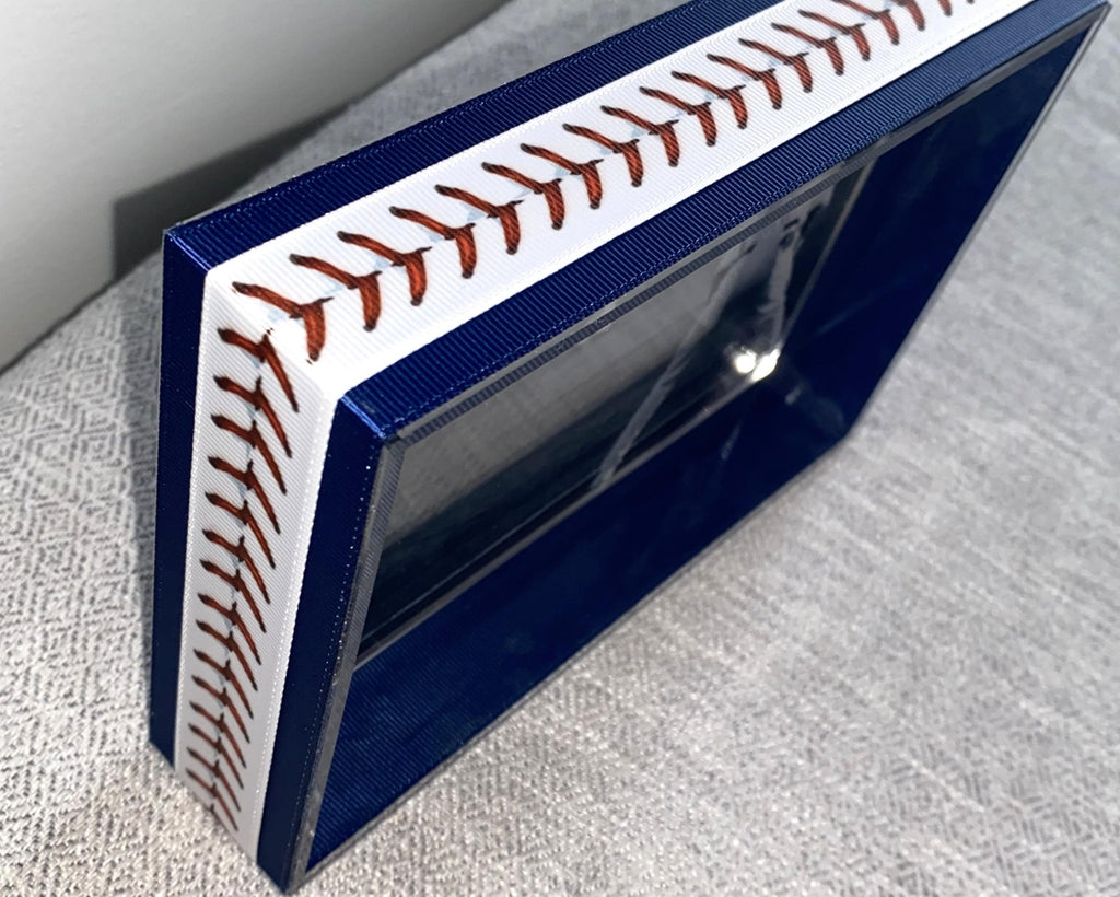 Baseball Custom Photo Frame: Team Colors, Personalize, Gift for Coach, Player, Team Mom, Team Manager, 4x6