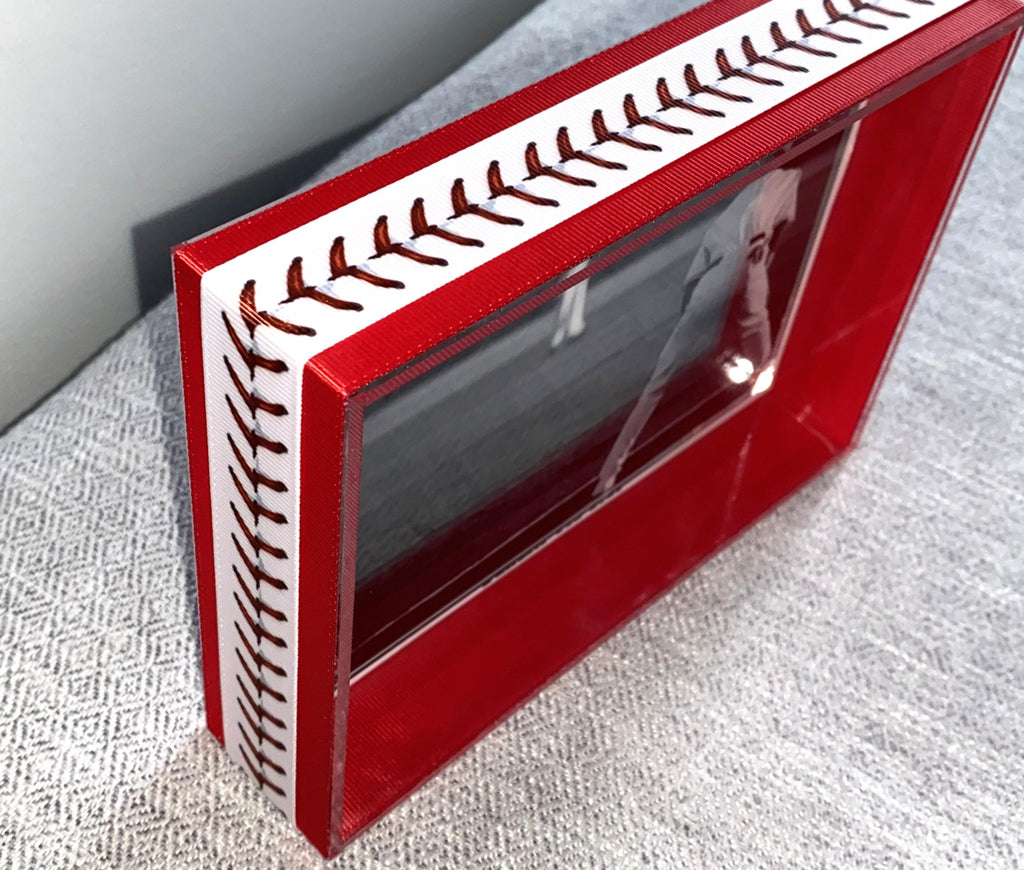 Baseball Custom Photo Frame: Team Colors, Personalize, Gift for Coach, Player, Team Mom, Team Manager, 4x6