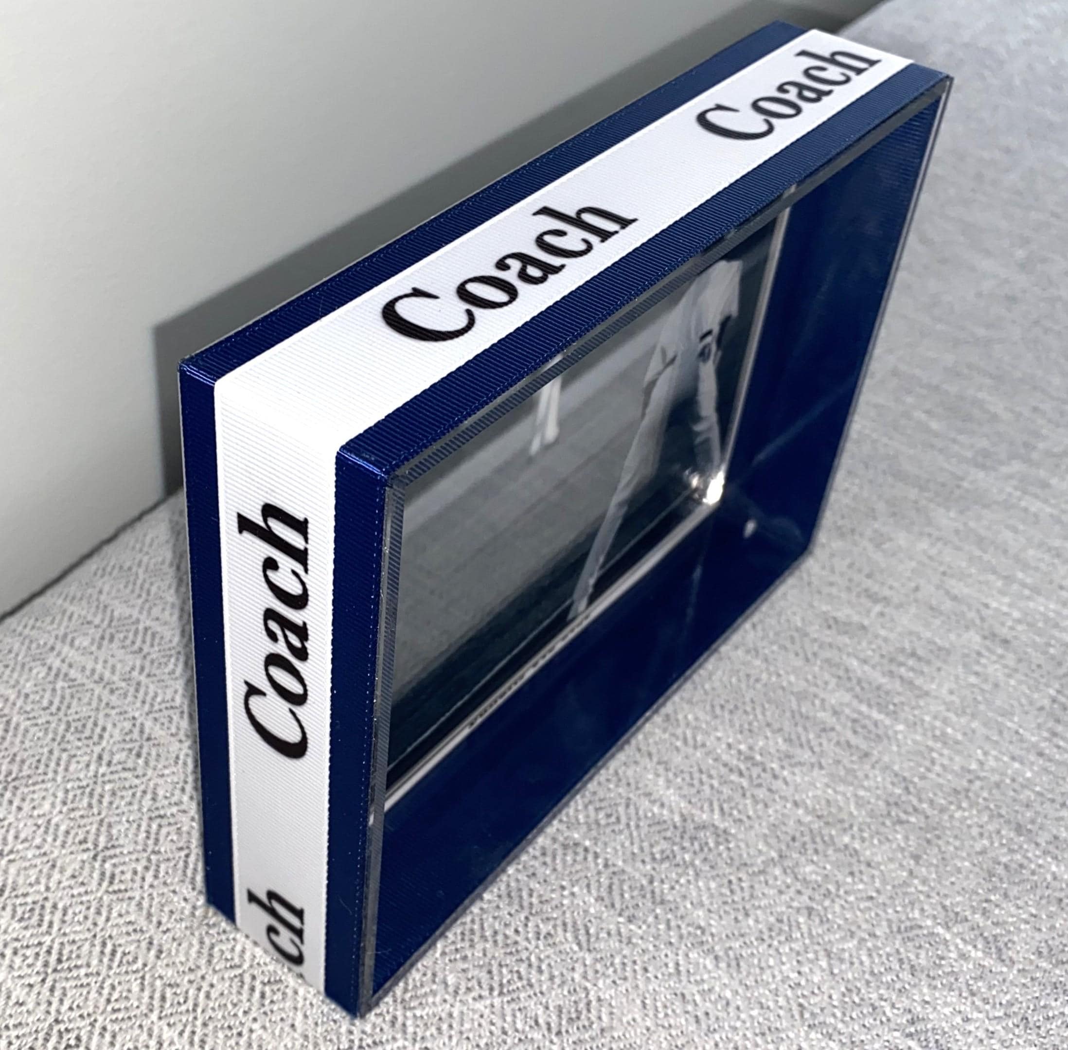 Soccer Coach Custom Photo Frame, Team Colors, Team Signing, 4x6, Any Sport, Baseball, Lacrosse
