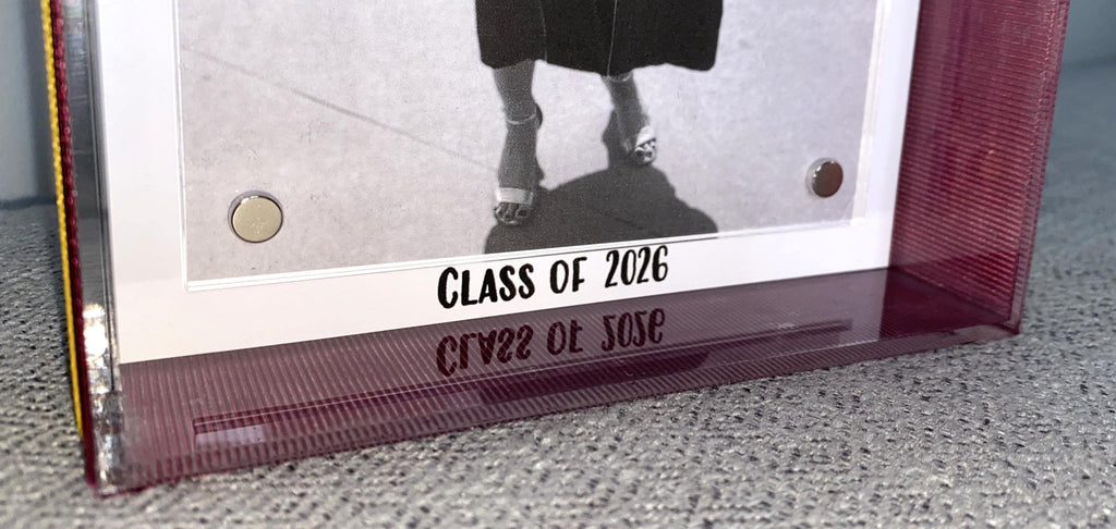 Graduation Frame: Custom School Color Photo Frame, Senior Gift, High School, College Graduation Gift