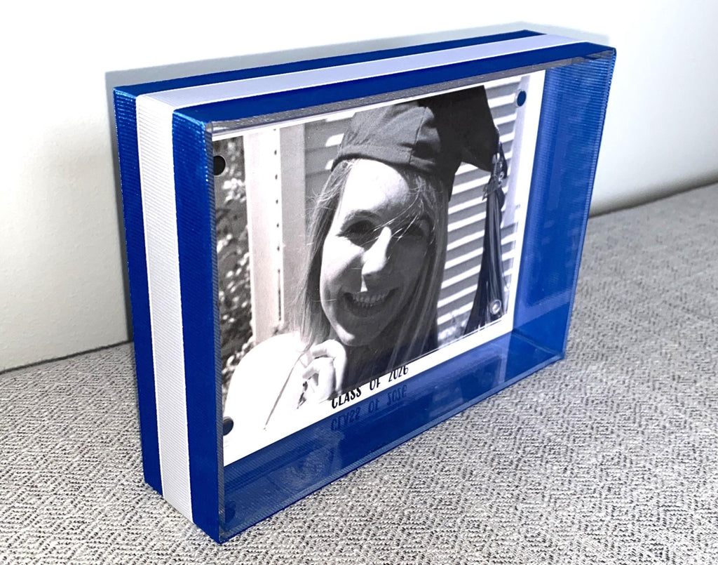 Graduation Frame: Custom School Color Photo Frame, Senior Gift, High School, College Graduation Gift