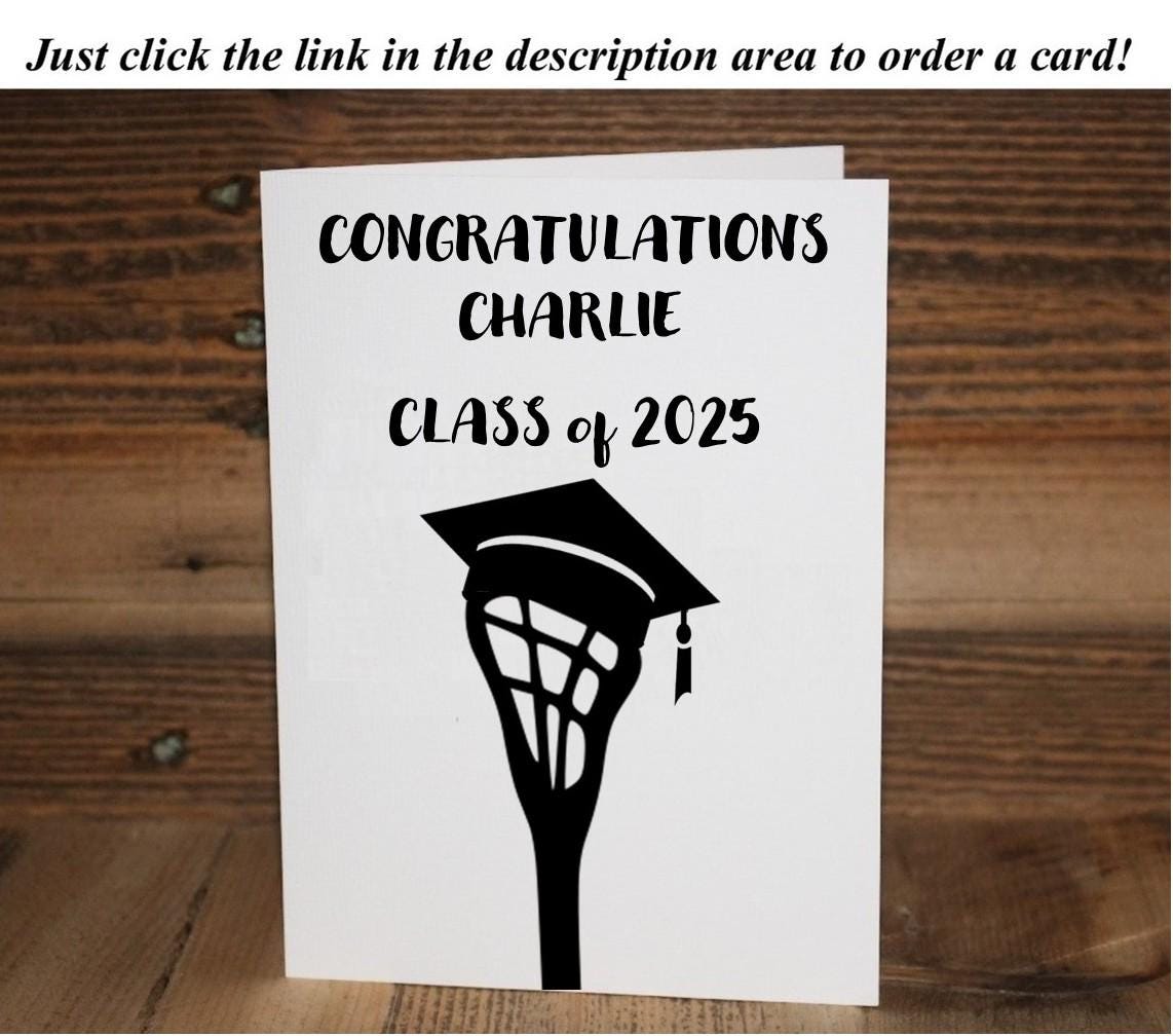 Hockey Graduation Card: Senior Night Congratulations