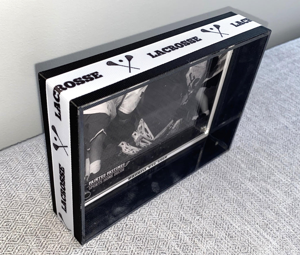 Lacrosse Custom Photo Frame, Team Colors, 4x6