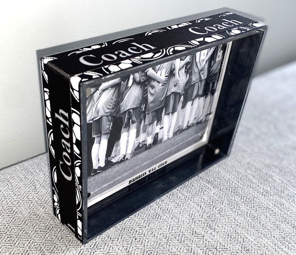 Soccer Coach Custom Photo Frame: Team Gift, Team Mom, Team Manager, 4x6