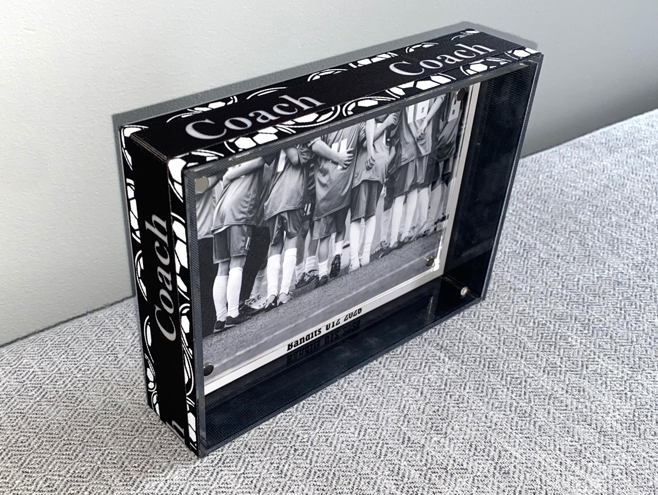 Soccer Coach Custom Photo Frame: Team Gift, Team Mom, Team Manager, 4x6