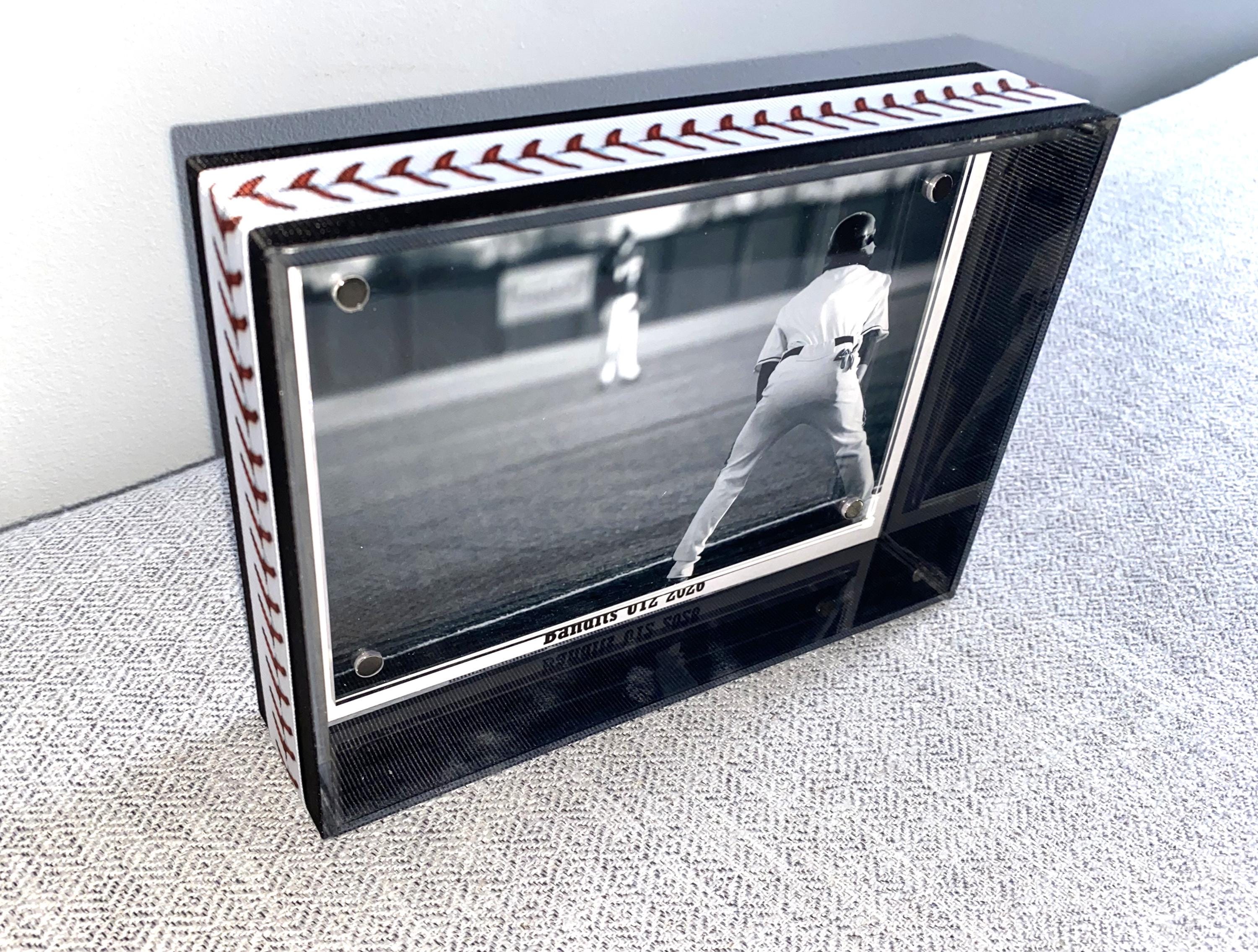 Baseball Custom Photo Frame: Team Colors, Personalize, Gift for Coach, Player, Team Mom, Team Manager, 4x6