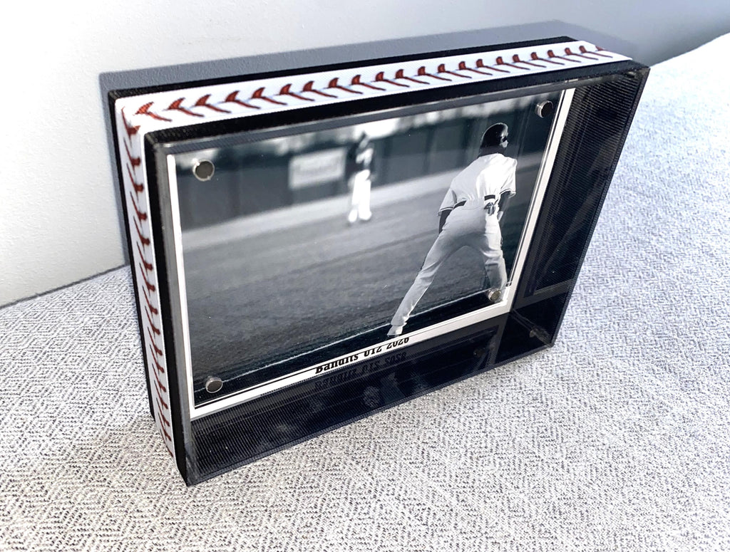 Baseball Custom Photo Frame: Team Colors, Personalize, Gift for Coach, Player, Team Mom, Team Manager, 4x6