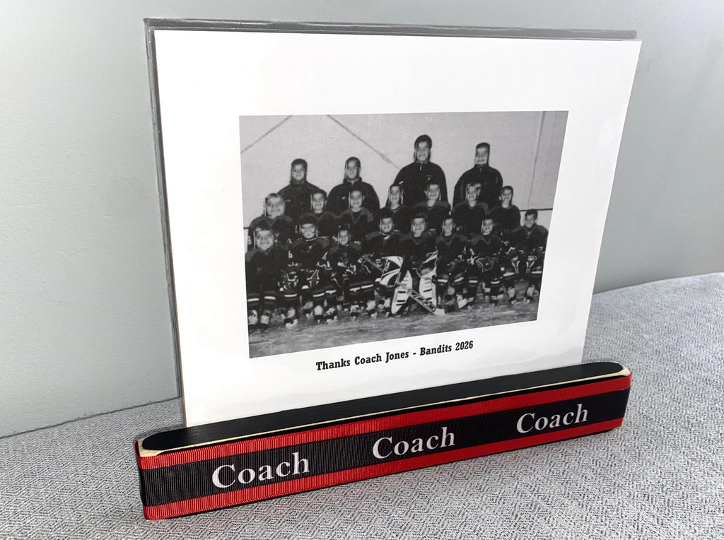 Personalized Coach Photo Display: Custom Team Colors Frame, Lacrosse Team Gift, All Sports