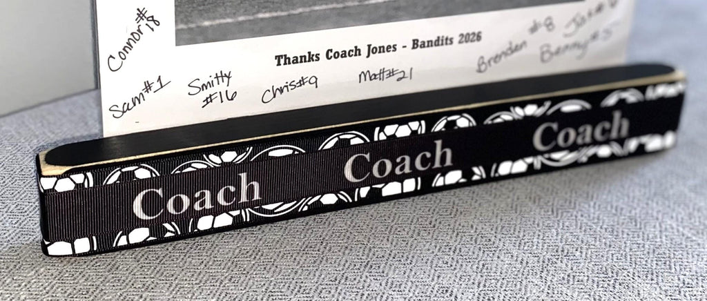 Personalized Soccer Coach Photo Display: Team Gift, Soccer Frame