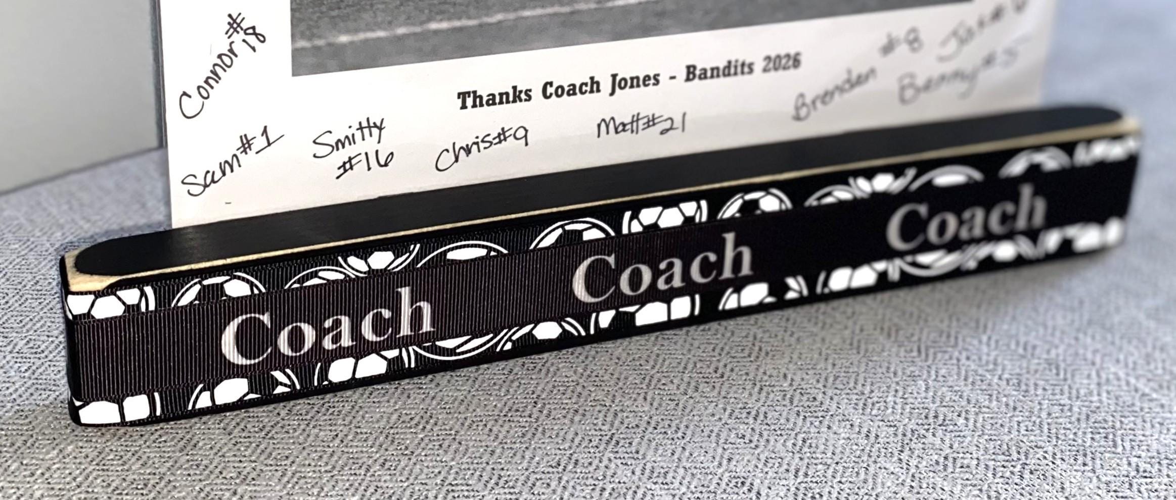 Personalized Soccer Coach Photo Display: Team Gift, Soccer Frame