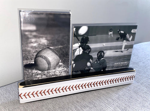Baseball Photo Display: Baseball Lace Frame, Player and Team Gift