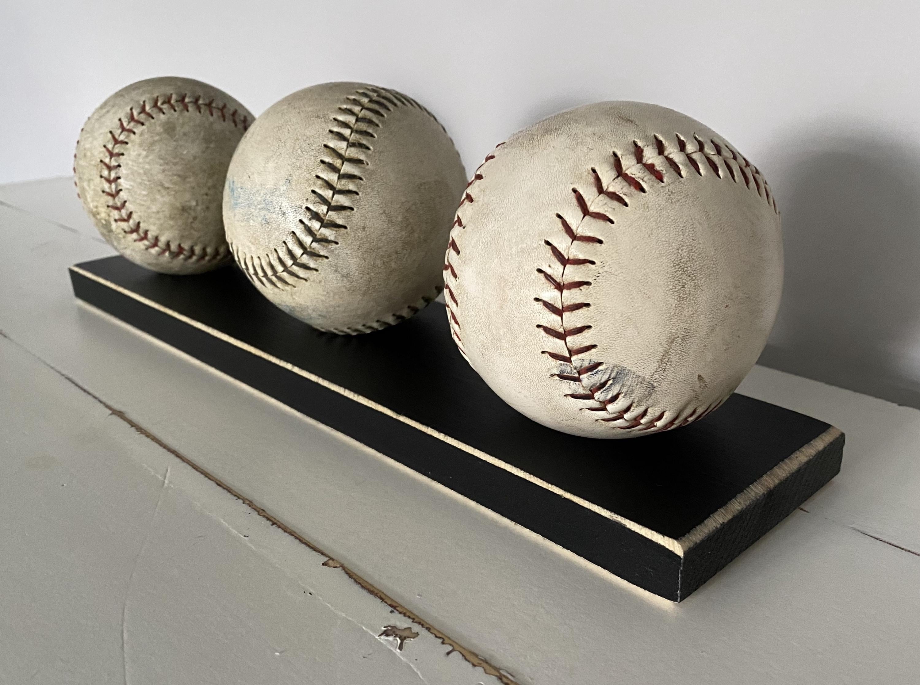 Softball Display for Ball Collection: Softball Player Room Decor