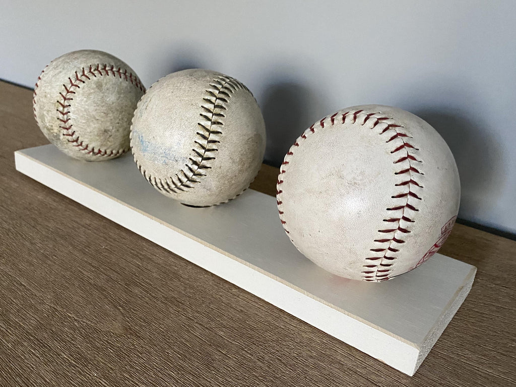 Softball Display Shelf for Ball Collection: Softball Player Room Decor