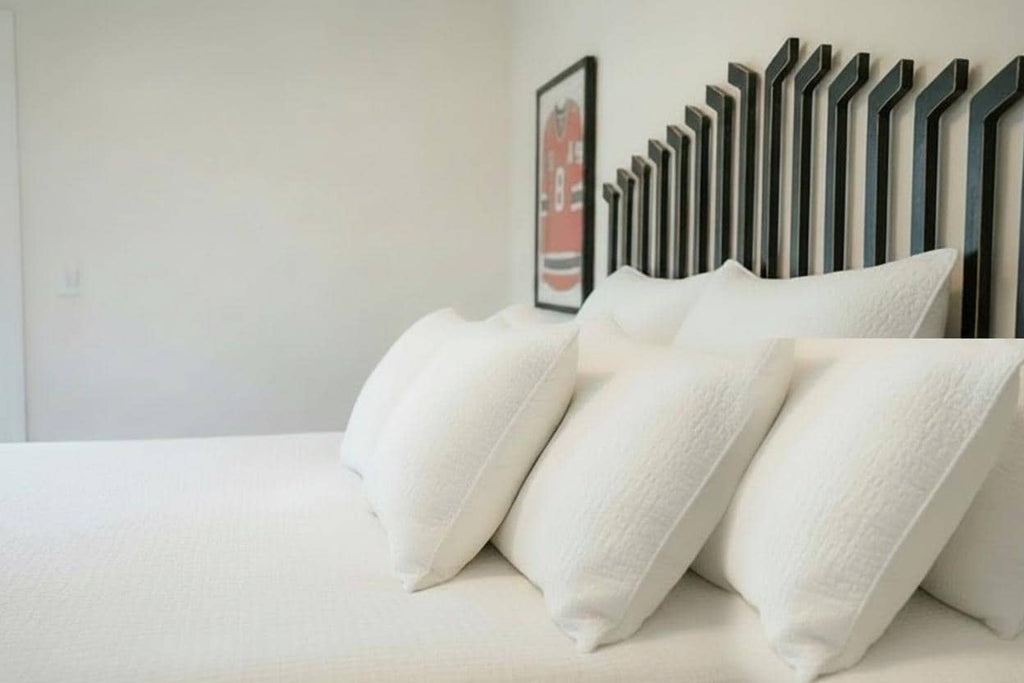 Hockey Stick Headboard Alternative, Custom Hockey Bedroom Decor, Individual Hanging Hockey Sticks, Twin or Full Size, Sports Room Gift