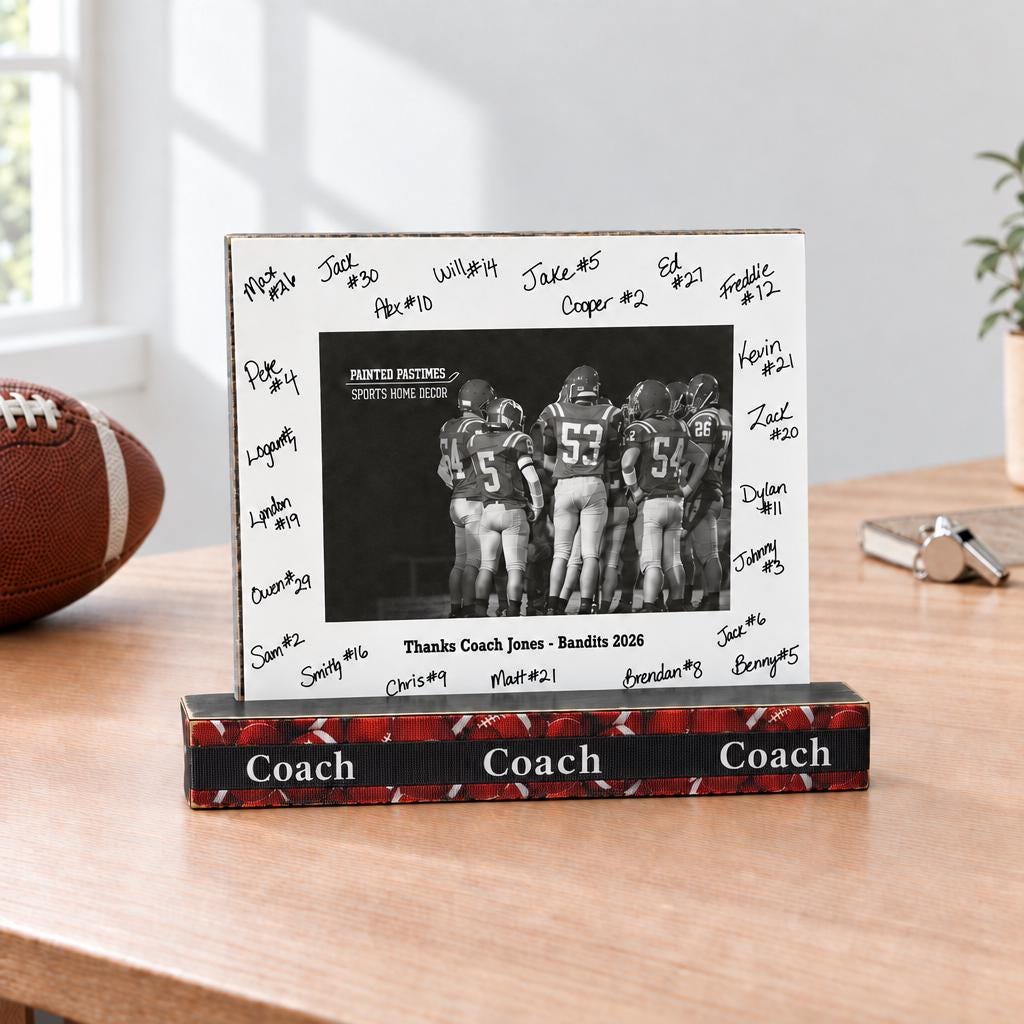 Personalized Basketball Photo Frame: Coach, Team Mom, Team Manager, Player, Senior, Team Gift
