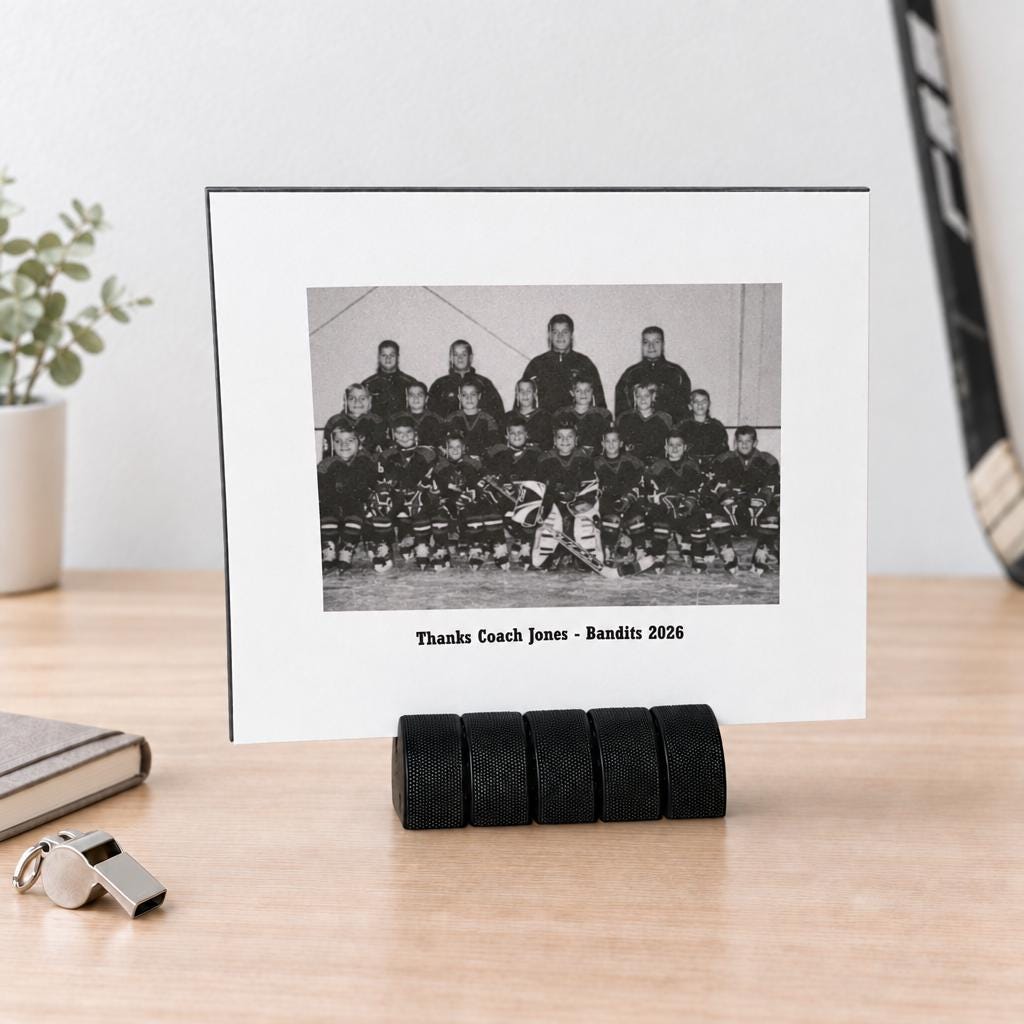 Personalized Soccer Photo Frame: Coach, Team Mom, Team Manager, Player, Senior, Team Gift