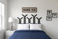 Hockey Stick Headboard Alternative, Custom Hockey Bedroom Decor, Individual Hanging Hockey Sticks, Twin or Full Size, Sports Room Gift