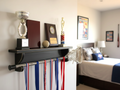 Sports Trophy Shelf: Athlete Wall Decor, Trophy, Memorabilia Display (Copy)