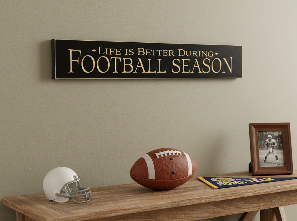 Football Photo Display - Sports Decor, Player Gift