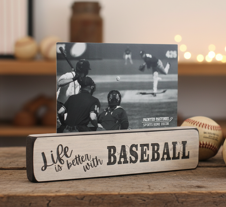 Baseball Photo Frame: Baseball Coach Gift, Team Picture Display