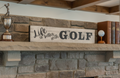 Golf Photo Display: Golfer Gift, Man Cave Decor
