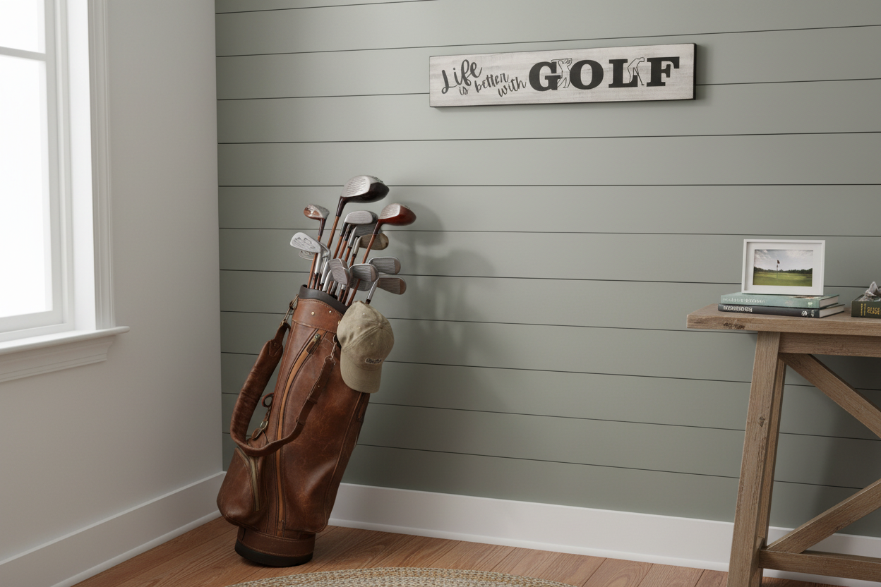 Golf Decor: "Life is Better with Golf" Sign