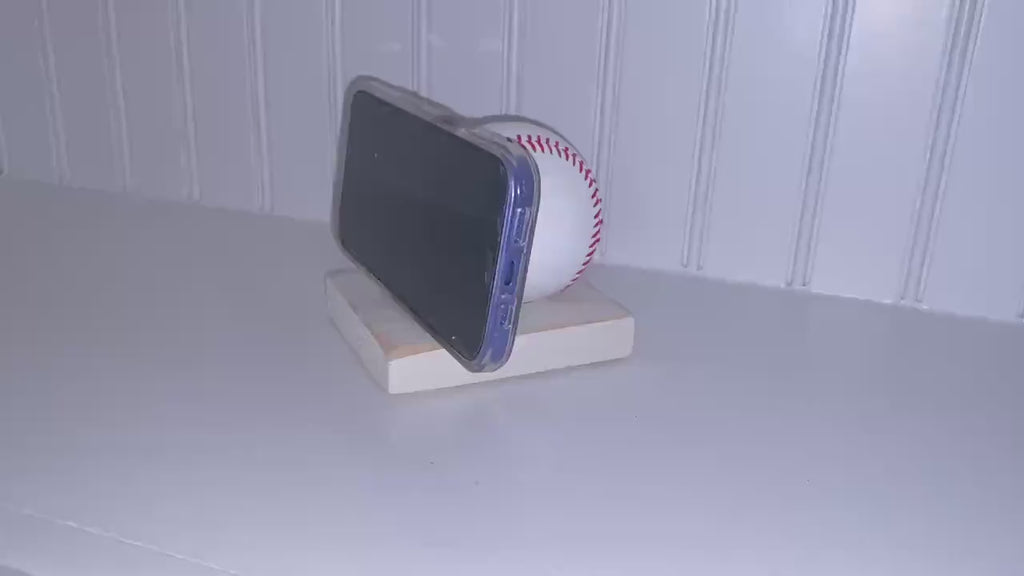 Baseball Phone Stand: Gift for Baseball Player, Fan, Coach