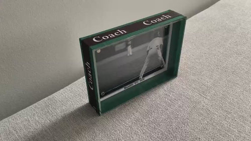 Baseball Coach Custom Photo Frame, Team Colors, 4x6, Any Sport, Lacrosse, Soccer, Softball