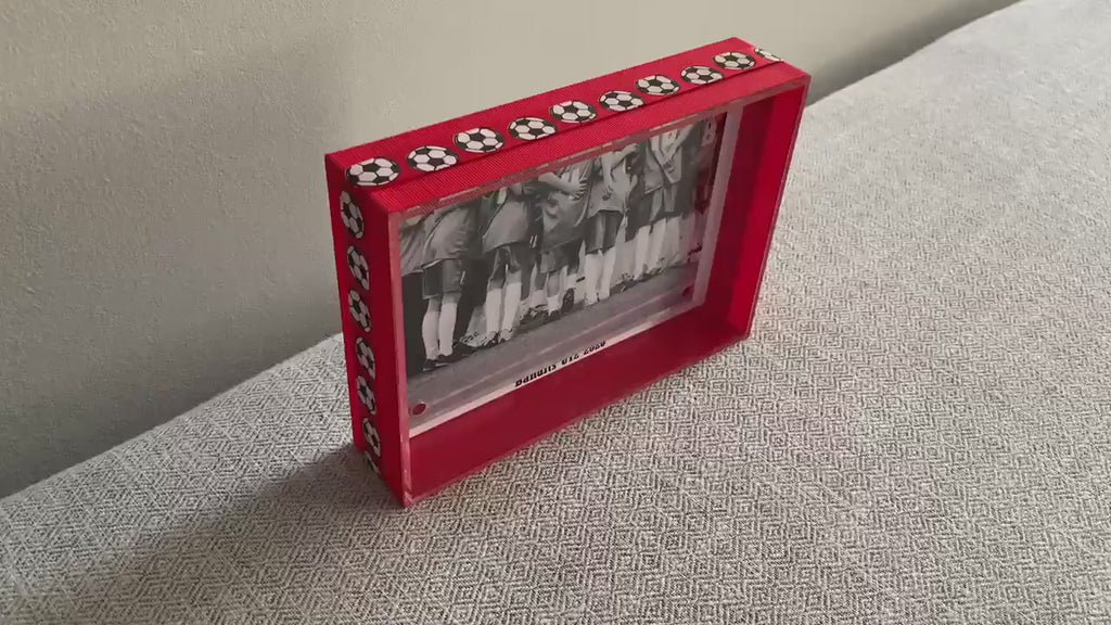 Soccer Custom Photo Frame, Team Colors, 4x6