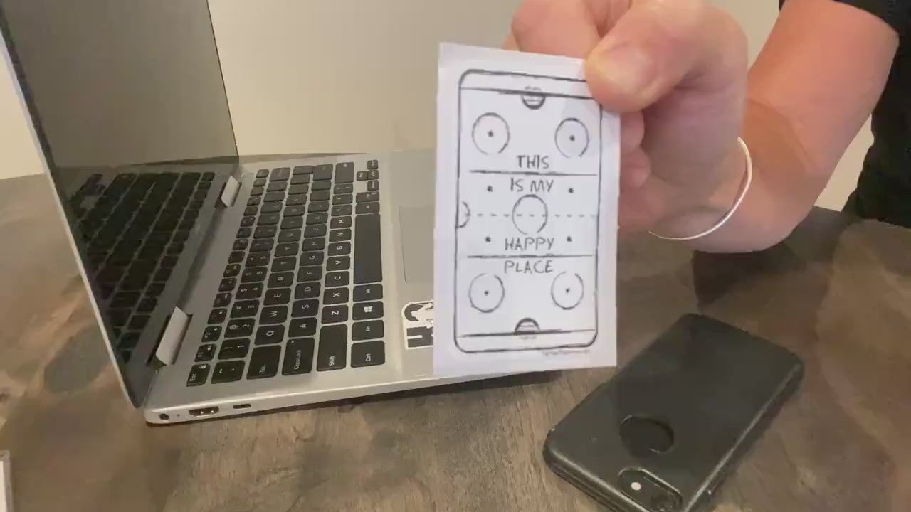 Hockey Phone Decal: Hockey Player, Goalie, or Rink Sticker